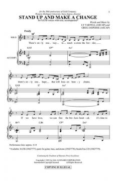 Stand Up And Make A Change von Greg Jasperse (Download) 