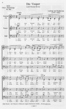 Die Vesper von Ludwig van Beethoven 