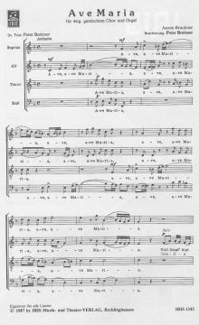 Ave Maria von Anton Bruckner 