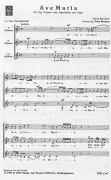 Ave Maria von Anton Bruckner 