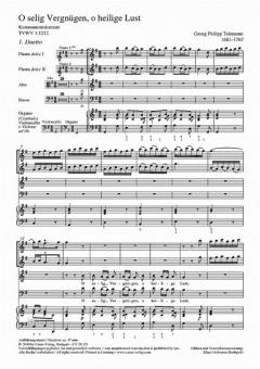O selig Vergnügen, o heilige Lust (Georg Philipp Telemann) 