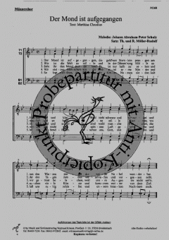 Der Mond ist aufgegangen (Johann Abraham Peter Schulz) 