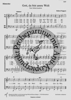 Gott, du bist unsre Welt! (Robert Pappert) 
