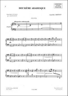 Arabesque N 2 4 Mains von Claude Debussy 