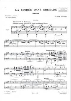 Soiree Dans Grenade 4 Ms von Claude Debussy 