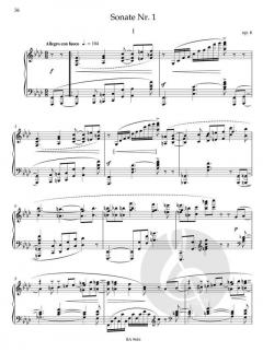 Sämtliche Klaviersonaten 1 von Alexander Skrjabin (Download) 