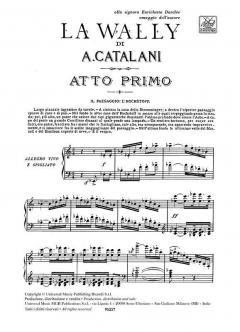Wally von Alfredo Catalani 