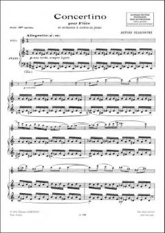 Concertino Fl / Piano von Antoni Szalowski 