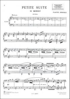 Menuet von Claude Debussy 