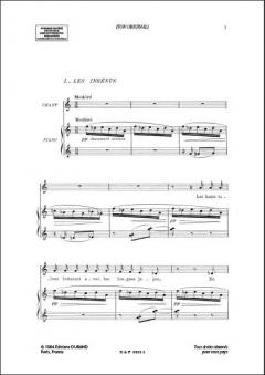 Fetes Galantes V2 Voix Grave / Piano von Claude Debussy 