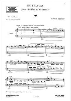 Interludes Pour Pelleas Et Melisande von Claude Debussy 
