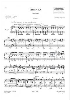 Images.. Iberia 4 Mains von Claude Debussy 