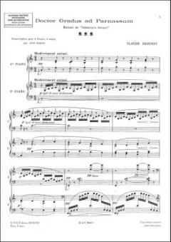 Doctor Gradus 2 Pianos von Claude Debussy 