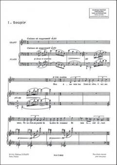 3 Poemes. Mallarme von Claude Debussy 