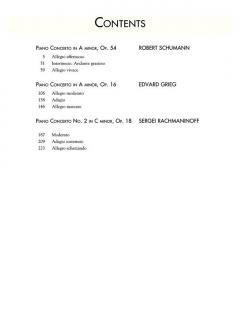3 Romantic Piano Concertos 