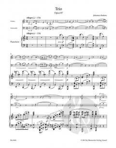 Trio op. 87 von Johannes Brahms (Download) 