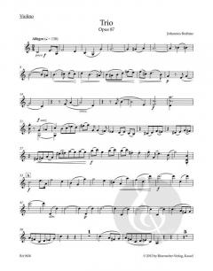 Trio op. 87 von Johannes Brahms (Download) 