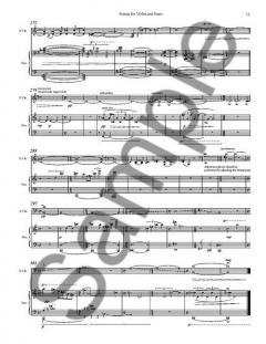 Sonata For Violin And Piano von Avner Dorman im Alle Noten Shop kaufen