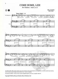 Bartók for Alto Saxophone von Hywel Davies 