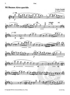 Tango Flute & Piano von Carlos Gardel 