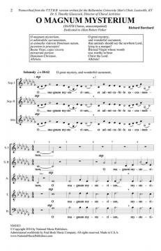 O Magnum Mysterium (Richard Burchard) 