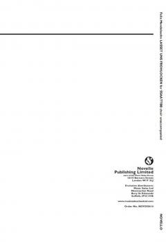 Lasset uns frohlocken von Felix Mendelssohn Bartholdy 