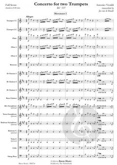 Concerto for 2 Trumpets RV 537 von Antonio Vivaldi (Download) 