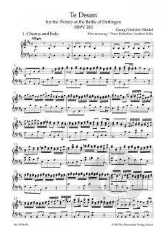 Te Deum for the Victory at the Battle of Dettingen HWV 283 von Georg Friedrich Händel (Download) 
