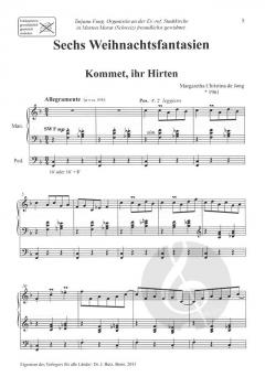 6 Weihnachtsfantasien op. 55 von Margaretha Christina de Jong 