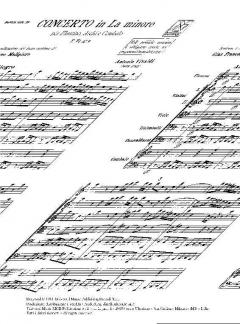 Concerto A Minor RV445 Fvi#9 T152 (Antonio Vivaldi) 