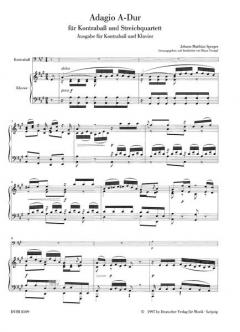 Adagio A-dur von Johann Matthias Sperger 