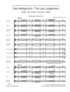 Das Weltgericht op. 46 von Friedrich Schneider 