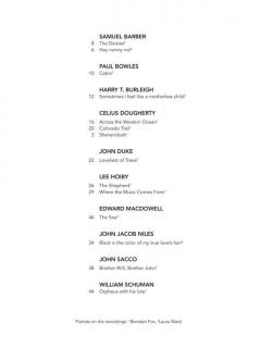 American Art Songs For The Progressing Singer - Baritone/Bass 