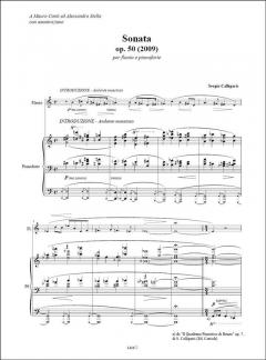 Sonata op. 50 von Sergio Calligaris 