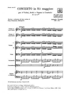 Concerto B Flat Major Op.9 No.9 RV530 (Antonio Vivaldi) 