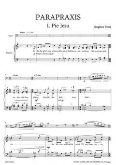 Parapraxis für Fagott, Sopran und gem Chor von Stephen Frost im Alle Noten Shop kaufen