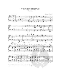 Weihnachtsgruß op. 122,1 von Edmund Parlow 