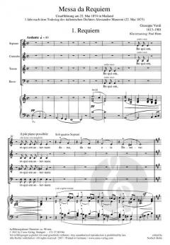 Messa da Requiem von Giuseppe Verdi 