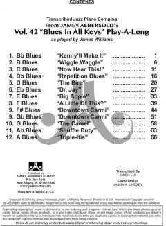 Transcribed Jazz Piano Comping (from Volume 42) von James Williams 