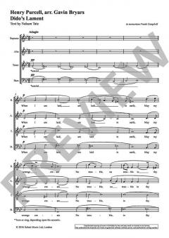 Dido's Lament von Henry Purcell 