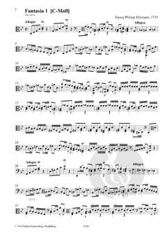 12 Fantasien für Viola da Gamba solo TWV 40:26-37 im Alle Noten Shop kaufen