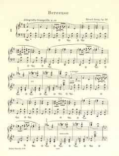 Lyrische Stücke op. 38 Heft 2 von Edvard Grieg für Klavier im Alle Noten Shop kaufen