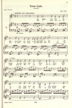 Lieder Band 1 von Johannes Brahms 