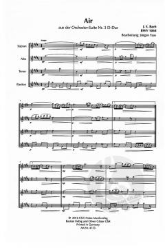 Air von Johann Sebastian Bach 