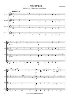 14 Easy Clarinet Quartets von Pascal Proust 