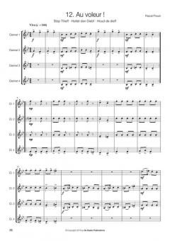 14 Easy Clarinet Quartets von Pascal Proust 
