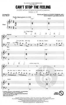 Can't Stop The Feeling von Justin Timberlake (Download) 