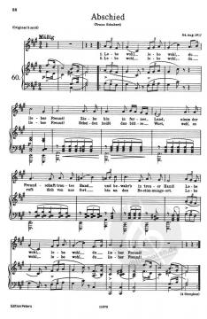 Liederbuch von Franz Schubert 