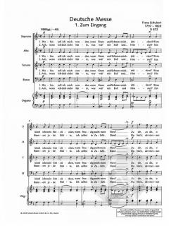 Deutsche Messe D 872 von Franz Schubert 