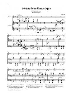 Sérénade mélancolique op. 26 von Pjotr Iljitsch Tschaikowski für Violine und Klavier im Alle Noten Shop kaufen